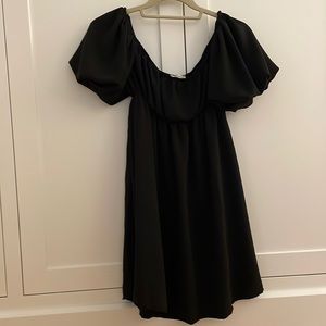 See You Monday Black Dress